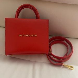 Brandon Blackwood Burnt Orange Apple Leather ESR tote